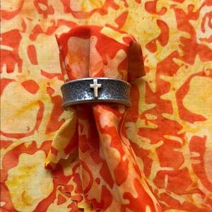 Silver James Avery Cross Ring